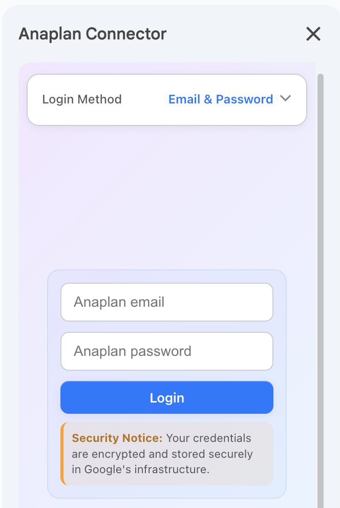 Basic Auth login screen