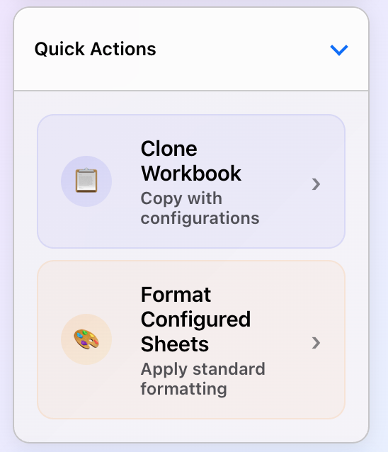 Schedule tab expanded